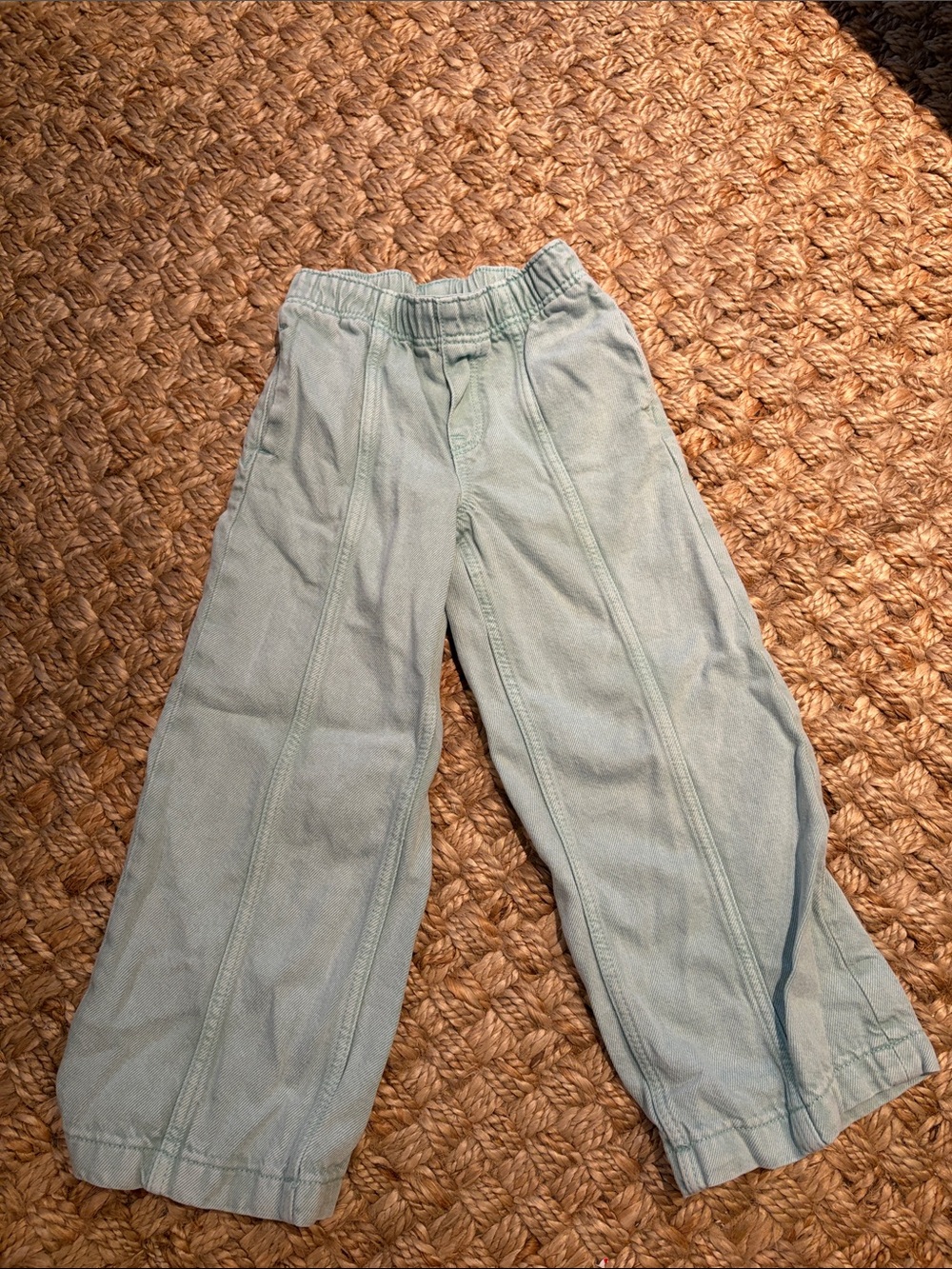 GAP Kids Pale Blue Wide-Leg Pull-On Joggers
